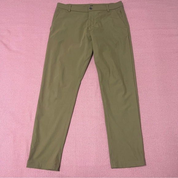 Lululemon Commission Pant Slim *Warpstreme Tofino Sand men’s size 33 - Picture 1 of 5